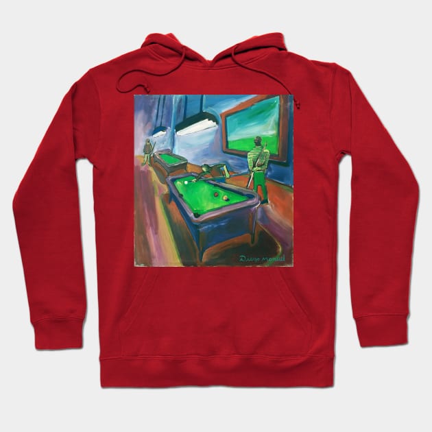 pool night Hoodie by diegomanuel